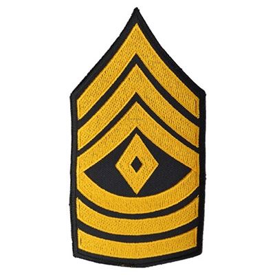 Distintivo US grado FIRST SERGEANT - ORO