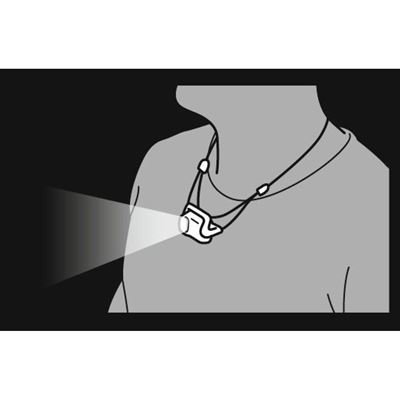 Lampada frontale BINDI VERDE-BIANCA PETZL E102AA02 2