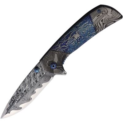 Coltello pieghevole ETCHED con lama liscia