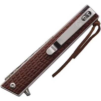 Coltello pieghevole DAMASCUS ELK con lama liscia Elk Ridge® ER2009DM 2