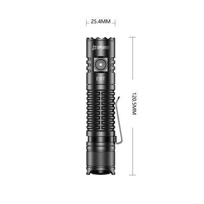Torcia EST ricaricabile, compatta, 1900 lumen, 211 metri, IP68 SPERAS EST-SP 2
