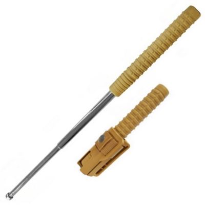 Manganello telescopico 45 cm/18" temprato con fondina BH-54 SABBIA ARGENTO