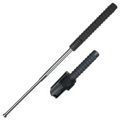 Manganello telescopico 45 cm/18" temprato con fondina BH-54 ARGENTO