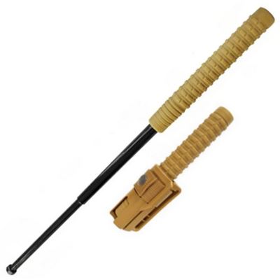 Manganello telescopico 45 cm/18" temprato con fondina BH-54 SABBIA NERO