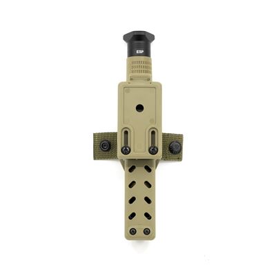 Manganello a pulsante 51 cm/20" con terminale a tringolo, impugnatura ergonomica con custodia KHAKI ESP EXBTT-20HEKHA 2