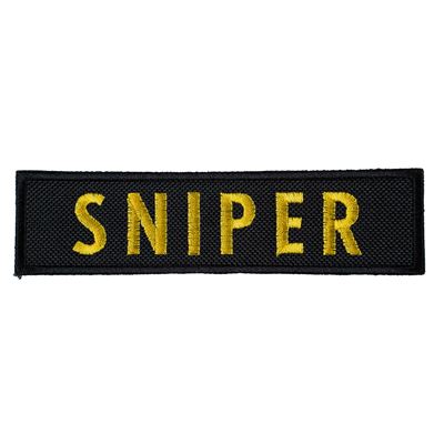 Toppa SNIPER - NERO con filo giallo
