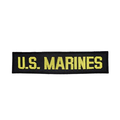 Toppa US MARINES - NERA con filo giallo