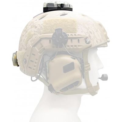 Luce di posizione F101 STEALTH SURVIVAL IPX8 per casco NERO EARMOR F101-BK 7