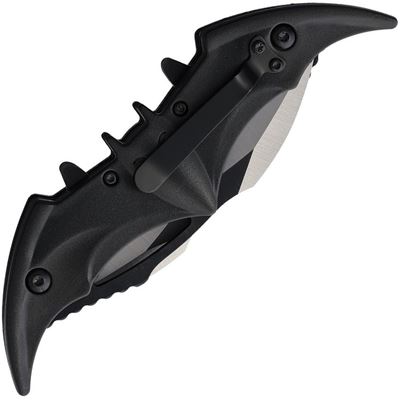 Coltello a serramanico BAT a doppia lama NERO FALCON FD1097BK 2