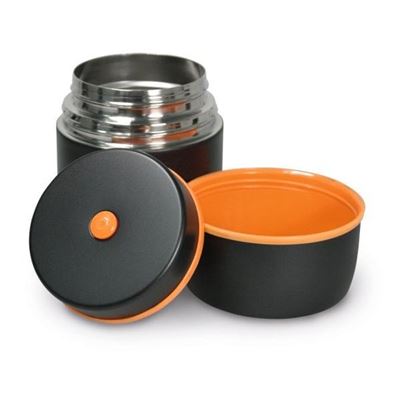 Thermos in acciaio inox per alimenti 1 l NERO