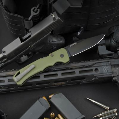 Coltello pieghevole SWIFT III lama liscia VERDE Cold Steel FL40AT 4