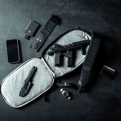 Zaino a tracolla FADE SLING NERO EBERLESTOCK FS1MB 4