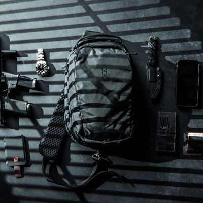 Zaino a tracolla FADE SLING NERO EBERLESTOCK FS1MB 3