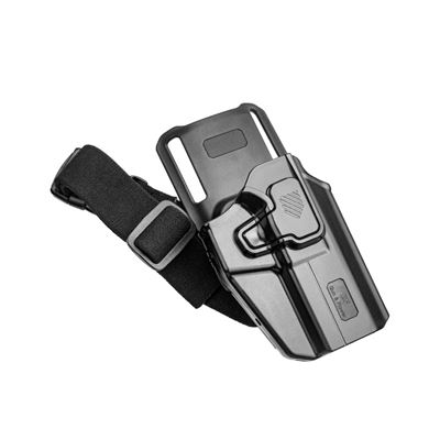 Fondina universale OWB UNI PRO con cinturino di sicurezza DESTRA NERA  GF-POUNIBR 3