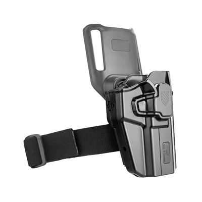 Fondina universale OWB UNI PRO con cinturino di sicurezza DESTRA NERA  GF-POUNIBR 4