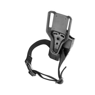 Fondina universale OWB UNI PRO con cinturino di sicurezza DESTRA NERA  GF-POUNIBR 6