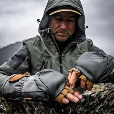 Guanti POLAR con pollice GUNMETAL EBERLESTOCK GMT 2