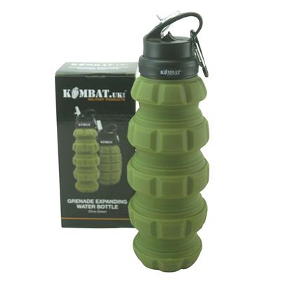Bottiglia GRANÁT pieghevole VERDE KOMBAT GR-GRENADE 2