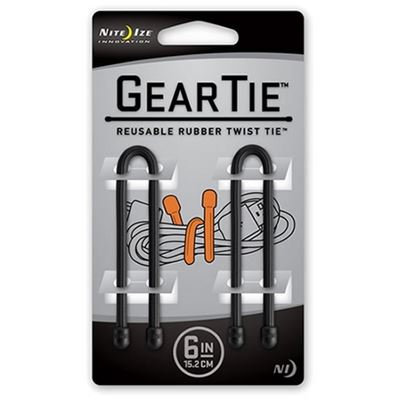 Flexidrát GEAR TIE 15 cm NERO 2 pezzi