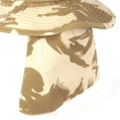 Cappello BRITANNICO con colletto orig. DPM DESERT Esercito britannico HABUSNDES 2