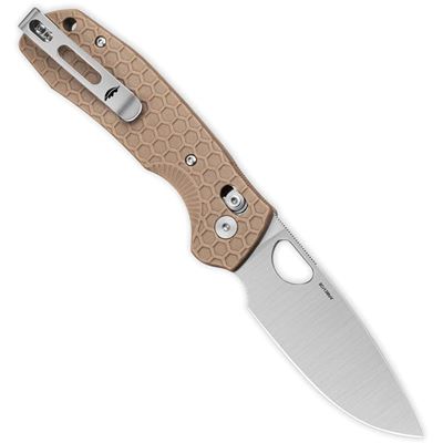 Coltello pieghevole CROSSBOLT con lama liscia TAN HONEY BADGER KNIVES HB6002 2