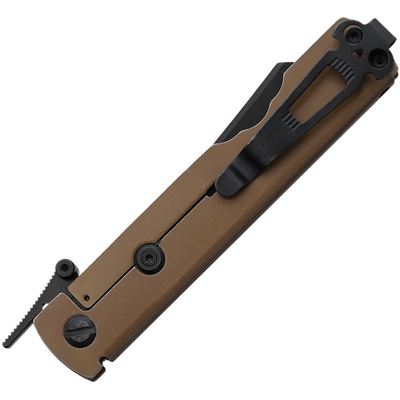 Coltello pieghevole HIGONOKAMI VG-10 MARRONE DAGGERR HIGOBRBW 2