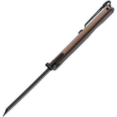 Coltello pieghevole HIGONOKAMI VG-10 MARRONE DAGGERR HIGOBRBW 3