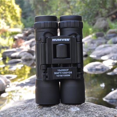 Binocolo HUMVEE gommato 10x25 NERO HUMVEE HMV-B-10X25B 2