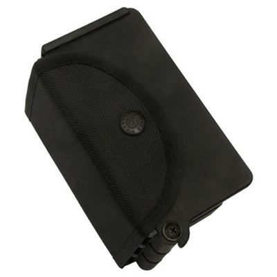 Custodia con clip metallica per 9 fascette in tessuto NERE