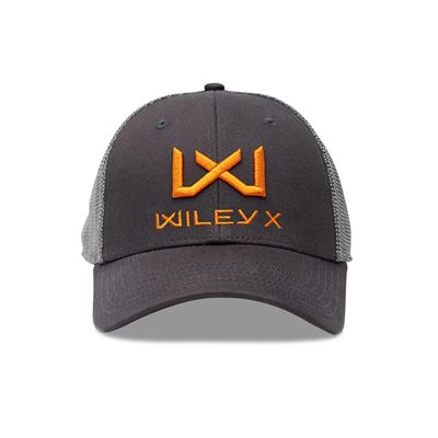 Cappellino da baseball ARANCIONE Logo WILEY X GRIGIO WILEY X J932-W 2