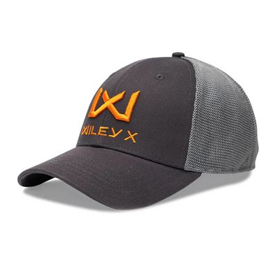 Cappellino da baseball ARANCIONE Logo WILEY X GRIGIO