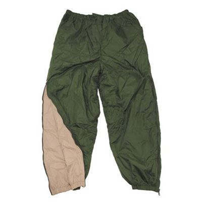 Pantaloni GRIFFON double face VERDI/SABBIA