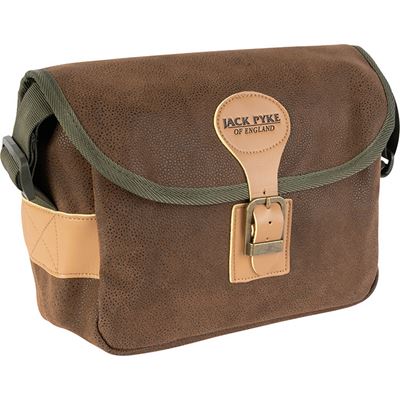 Borsa da caccia CARTRIDGE con una fibbia in duotex MARRONE JACK PYKE JBAGCARTDUB 2