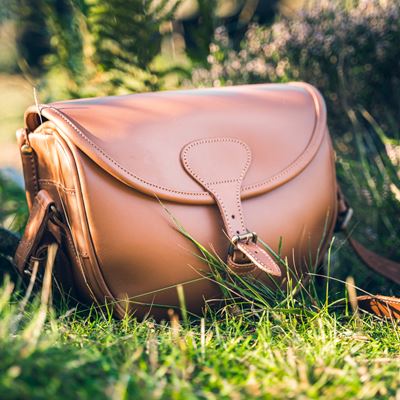 Borsa per munizioni in pelle marrone JACK PYKE JBAGCARTLTAN 10