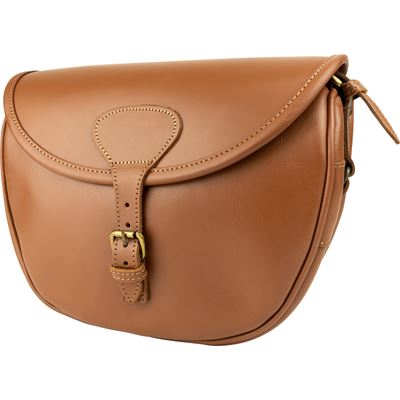 Borsa per munizioni in pelle marrone