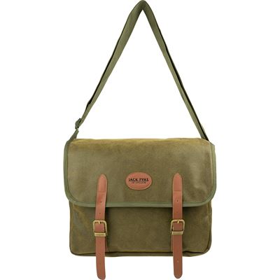 Borsa da caccia CARTRIDGE due fibbie duotex VERDE JACK PYKE JBAGDOGDUG 7