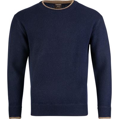 Maglione ASHCOMBE in lana d'agnello BLU