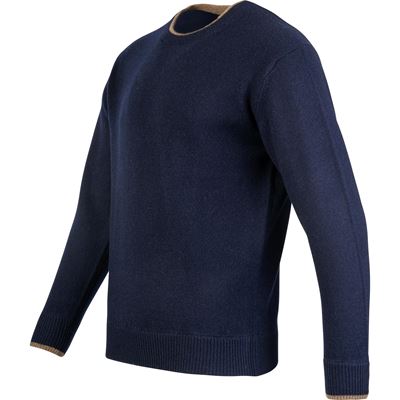 Maglione ASHCOMBE in lana d'agnello BLU JACK PYKE JCKNITASHNAV 2