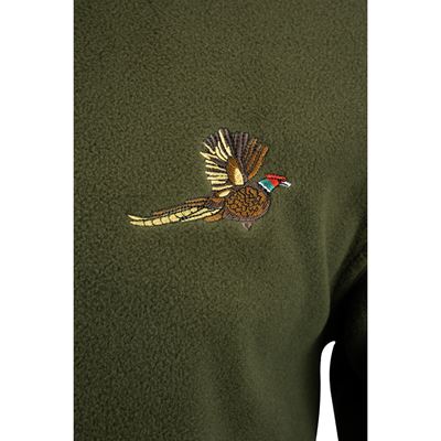 Maglione in pile con motivo di fagiano VERDE JACK PYKE JFLTPHM 6