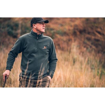 Maglione in pile con motivo di fagiano VERDE JACK PYKE JFLTPHM 9