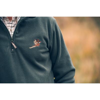 Maglione in pile con motivo di fagiano VERDE JACK PYKE JFLTPHM 10