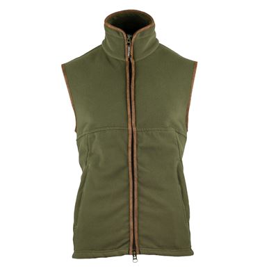 Gilet COUNTRYMAN in pile VERDE