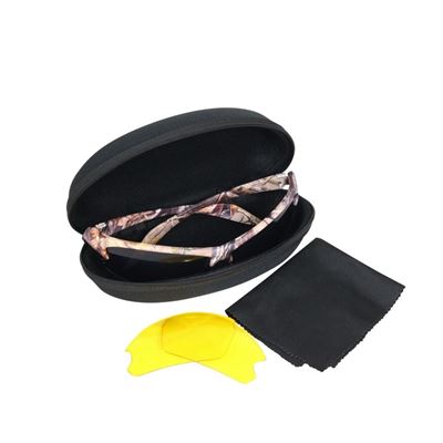 Occhiali da tiro 2 lenti con custodia FOREST CAMO MARRONE JACK PYKE JGLASCAMFB 2