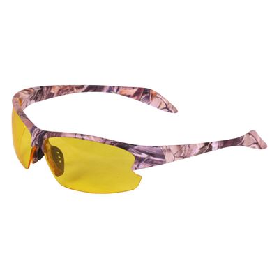 Occhiali da tiro 2 lenti con custodia FOREST CAMO MARRONE