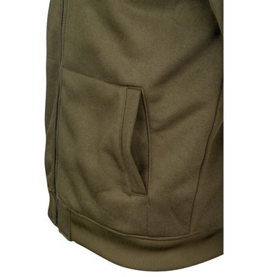 Felpa Yakka con cappuccio e pelliccia con cerniera VERDE JACK PYKE JHOODYKGRN 4