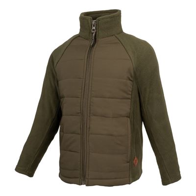 Giacca da bambino JUNIOR HYBRID imbottita VERDE