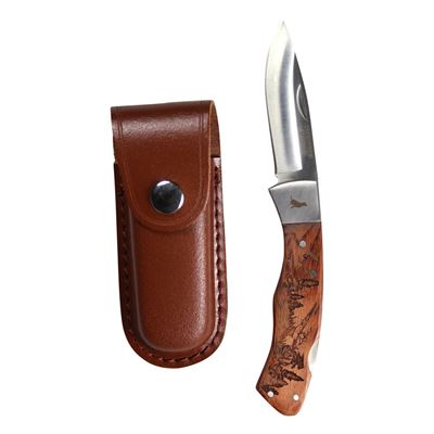 Coltello pieghevole SHIRES HUNTER con fodero