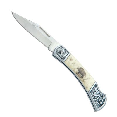 Coltello pieghevole decorativo - cinghiale 15 cm