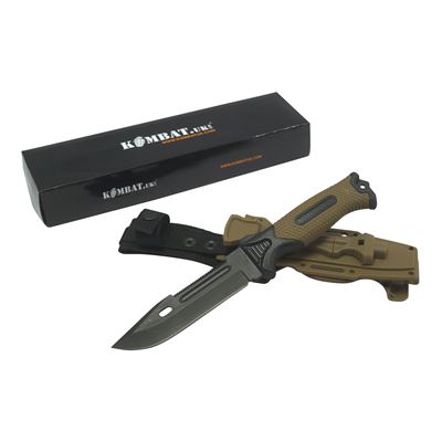 Coltello con lama fissa ADVENTURE BUSHCRAFT con acciarino KOMBAT JL16768-TCC 3