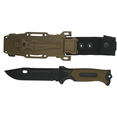 Coltello con lama fissa ADVENTURE BUSHCRAFT con acciarino